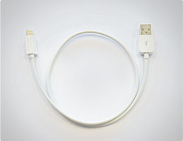 USB to lightning cable (Apple devices with lightning connector)