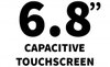 6,8" kapazitiver Touchscreen