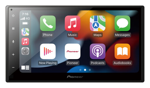 Pioneer headunit plays iPod iPhone Android USB AUX in Peugeot Boxer car stereo 