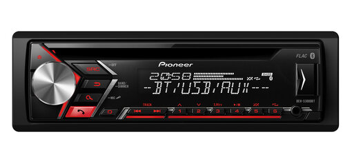 Bluetooth Autoradio Radio Pioneer DEH-S3000BT JUST SOUND best choice for caraudio 6N2 CD MP3 Android Einbauzubehör USB Einbauset für VW Polo 6N 